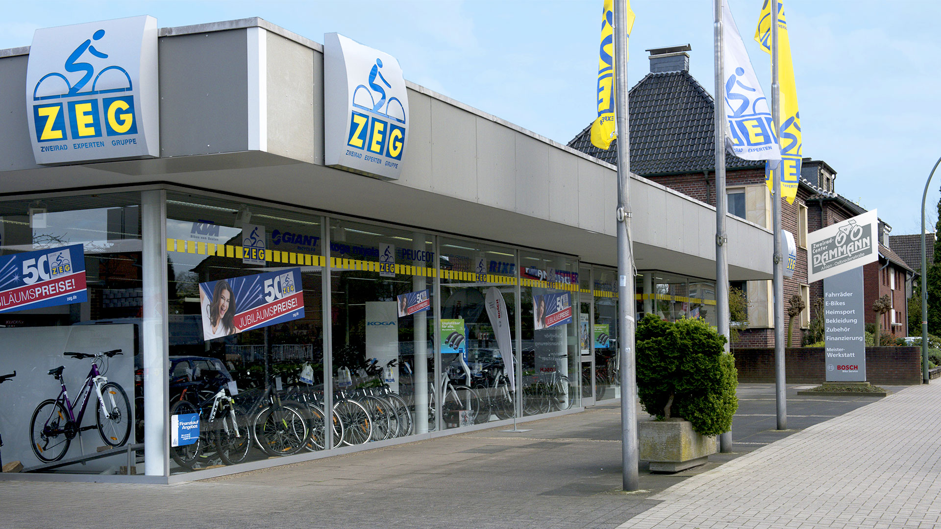 Aussenaufnahme Zweirad Dammann